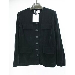 Tuckernuck‎ Black Velvet Jennings Jacket Size Large